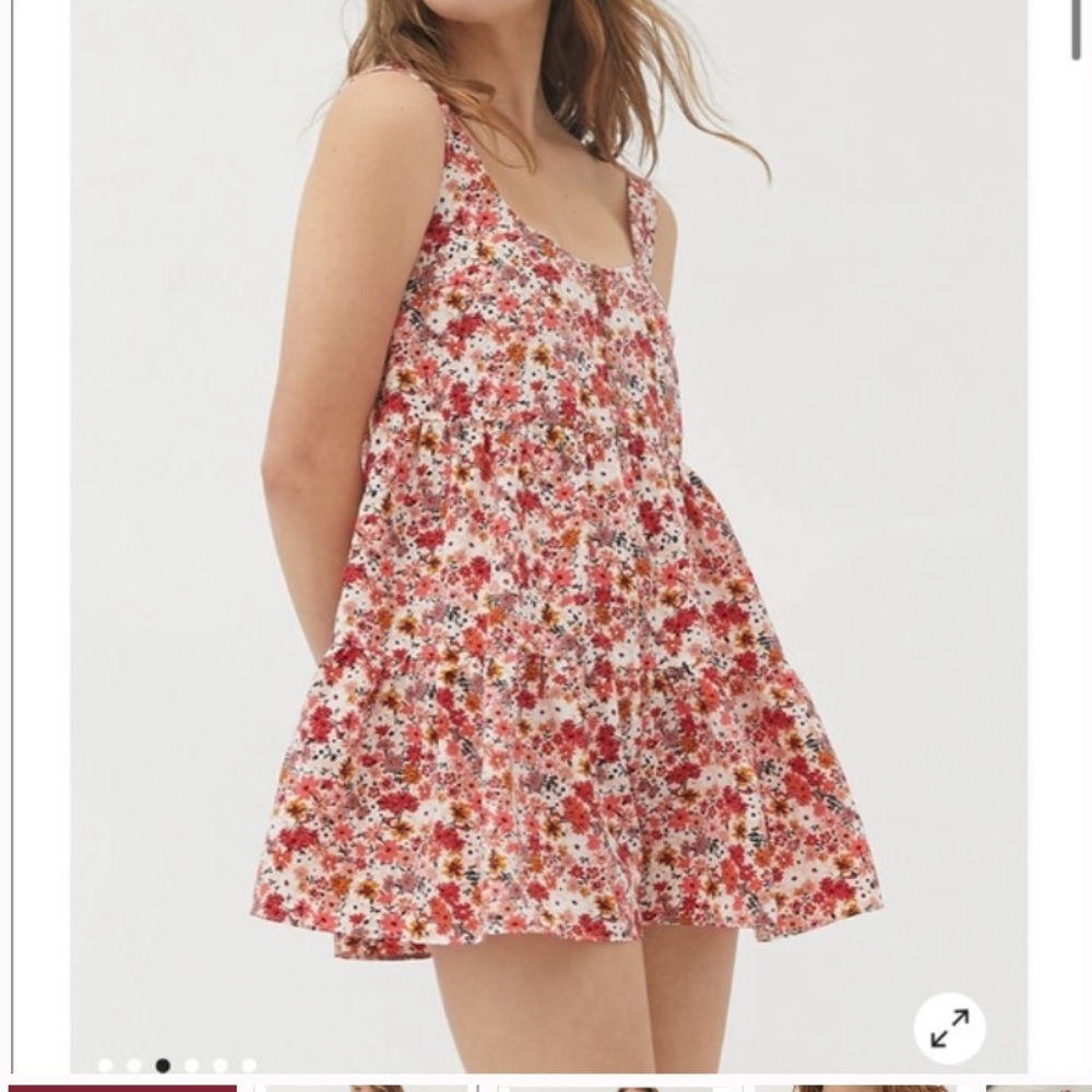 Urban Outfitters Tiered Floral Romper